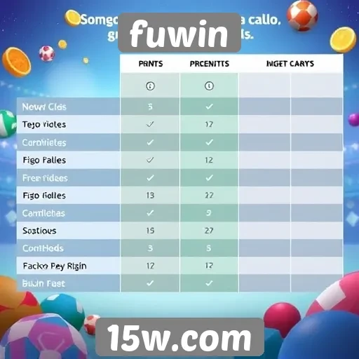 Comparativo entre fuwin e outros sites de jogos